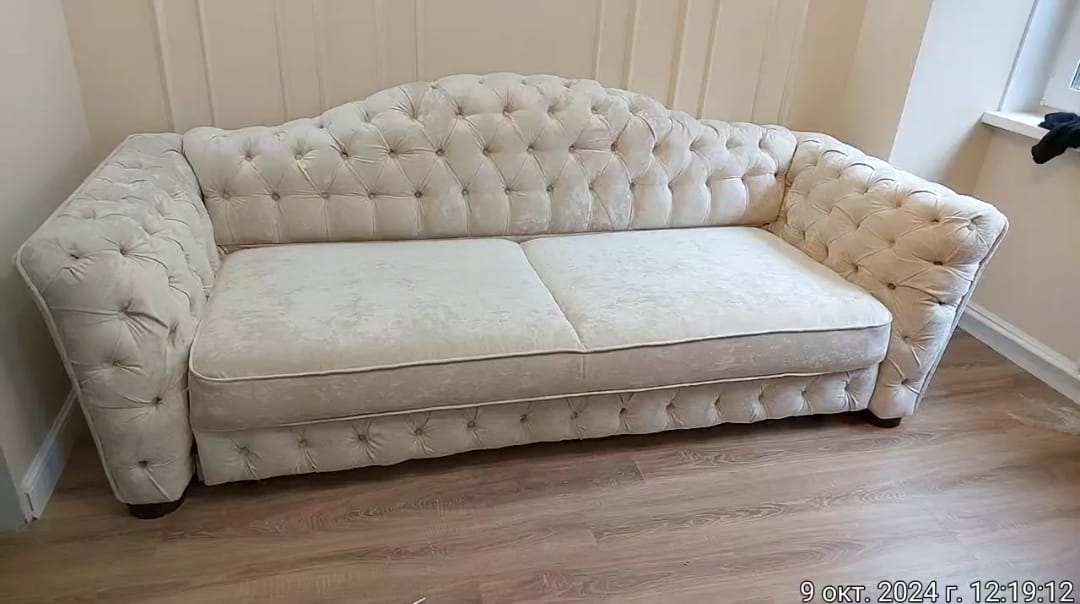 Замена обивки дивана на дому. Шарыпово